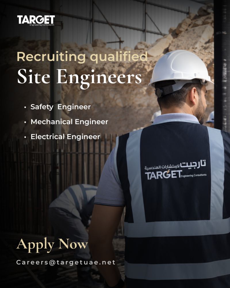 Target Engineering Consultants Hiring Safety Engineers – UAE - Flyer