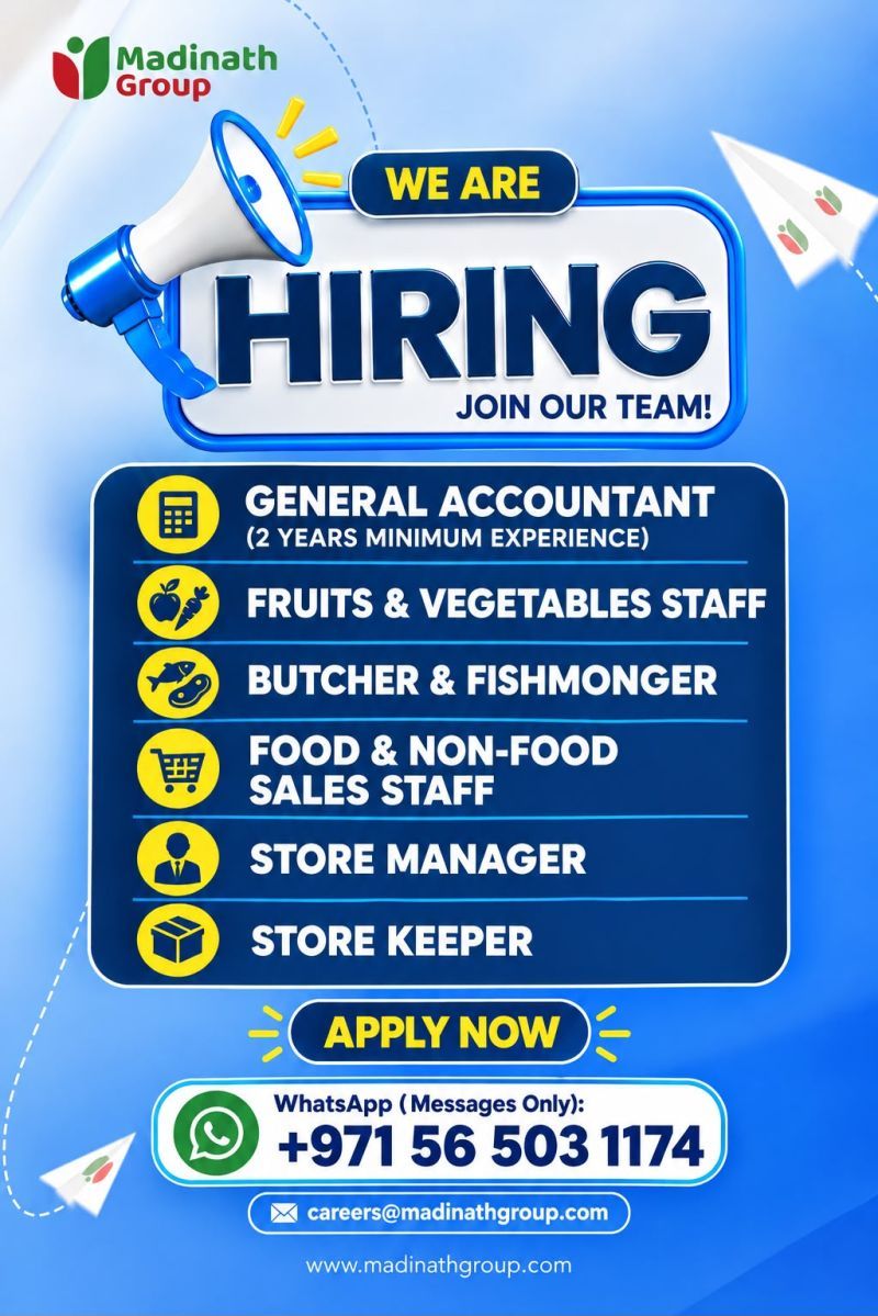 General Accountant job at Madinath Group in UAE