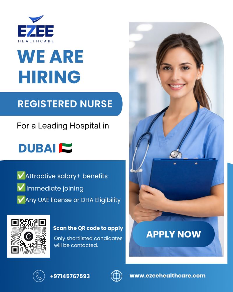 Registered Nurse job at Ezee Healthcare in Dubai