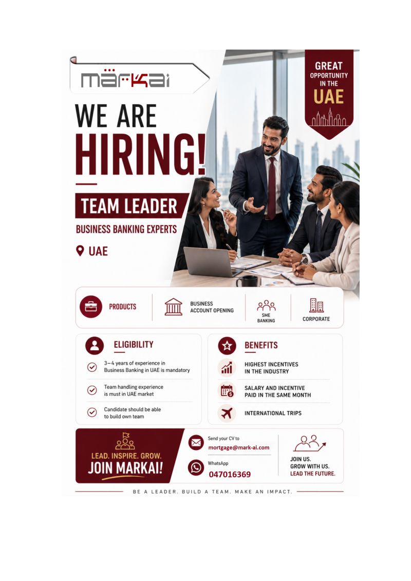 Team Leader job at Markai in UAE