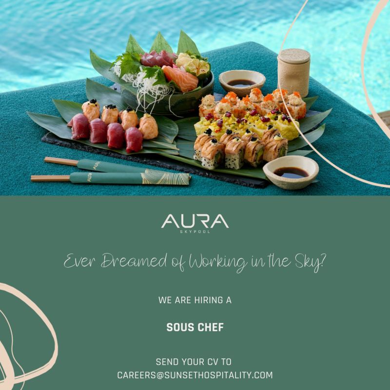 Sous Chef job at Aura Skypool in UAE