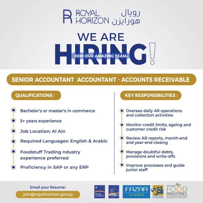 Accountant job at Royal Horizon in Al Ain
