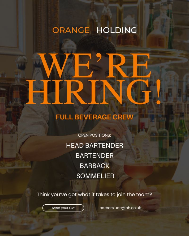 Beverage Crew job at Orange Holding in UAE