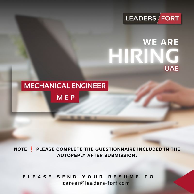 Mechanical Engineer job at Leaders Fort in UAE