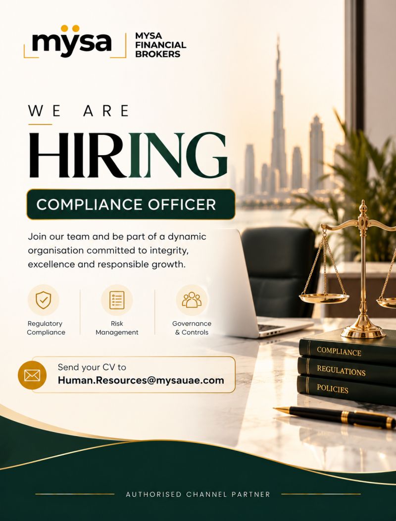 Compliance Officer job at Mysa Financial Brokers