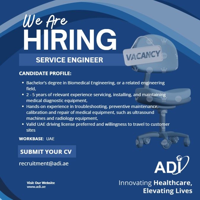 Service Engineer job at ADI in UAE