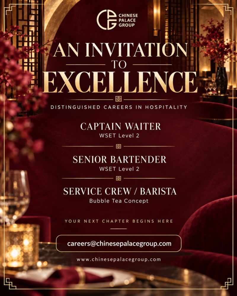 Hospitality Staff job at Chinese Palace Group