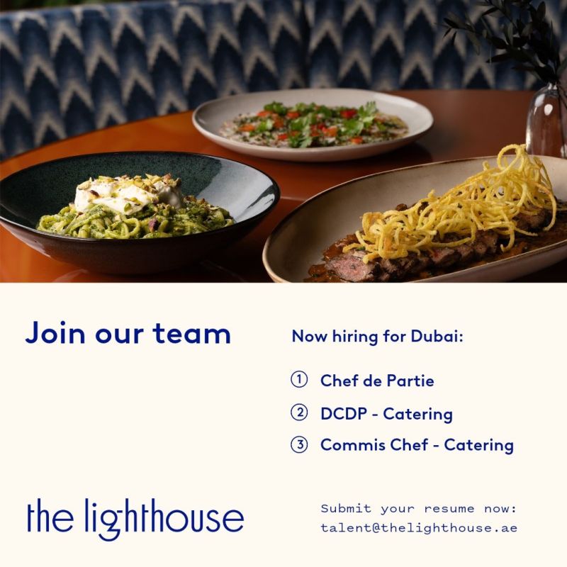 Chef job at The Lighthouse in Dubai
