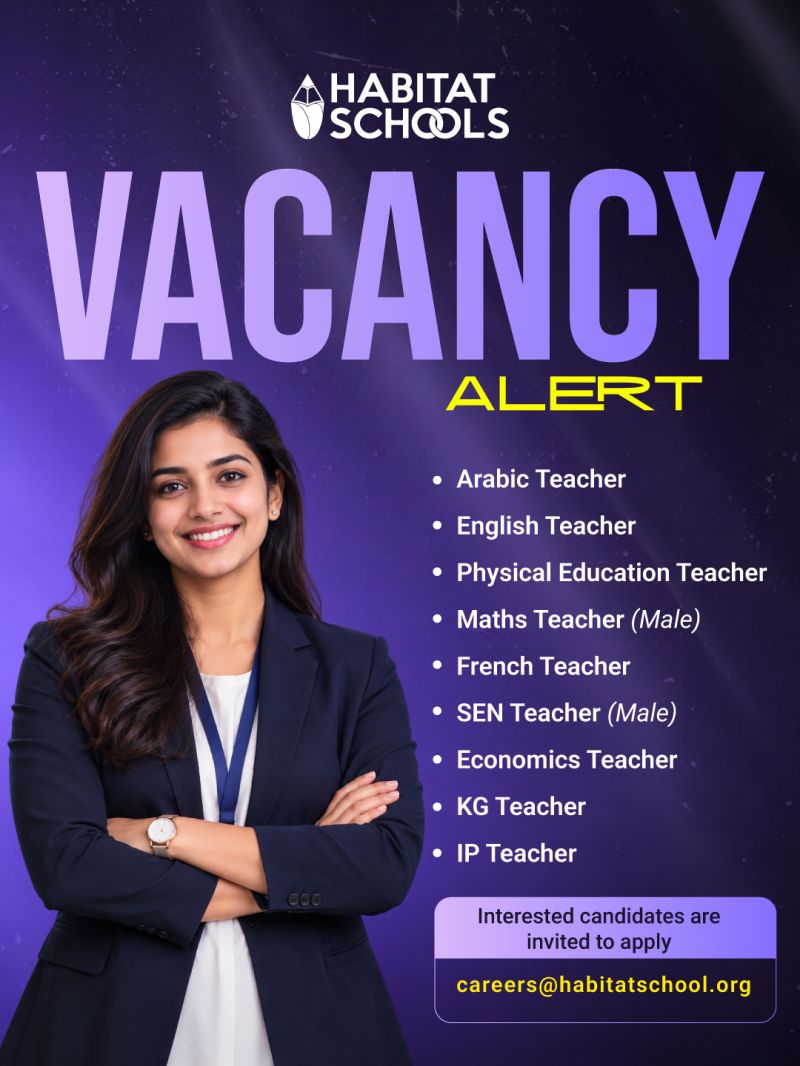 Teacher job at HABITAT SCHOOLS in UAE