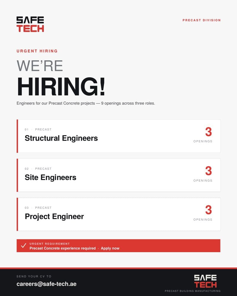 Safe Tech Hiring Engineers – UAE - Flyer