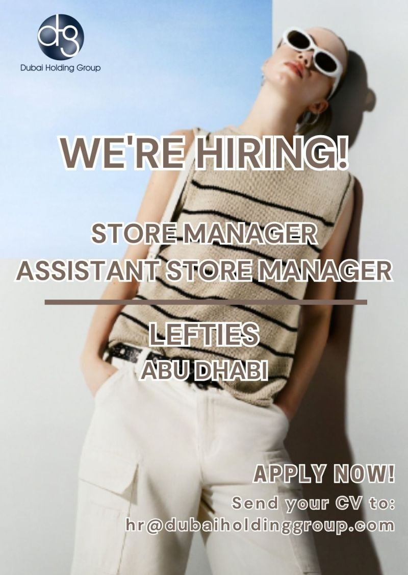 Store Manager job at Dubai Holding Group in Abu Dhabi
