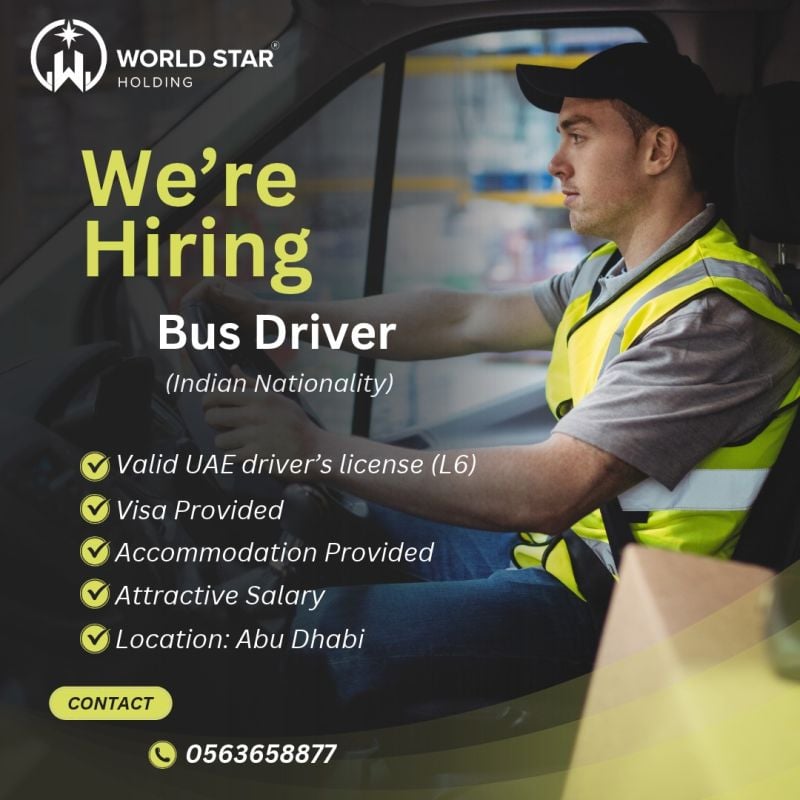 Bus Driver job at World Star Holding in Abu Dhabi