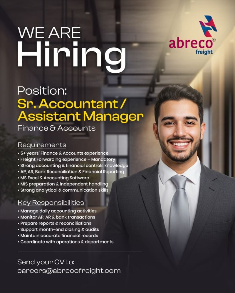 Abreco Freight Hiring Accountants - Flyer