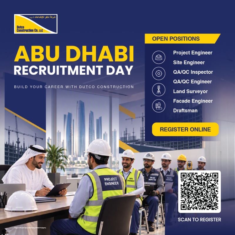 Project Engineer job at Dutco Construction Co. LLC in Abu Dhabi
