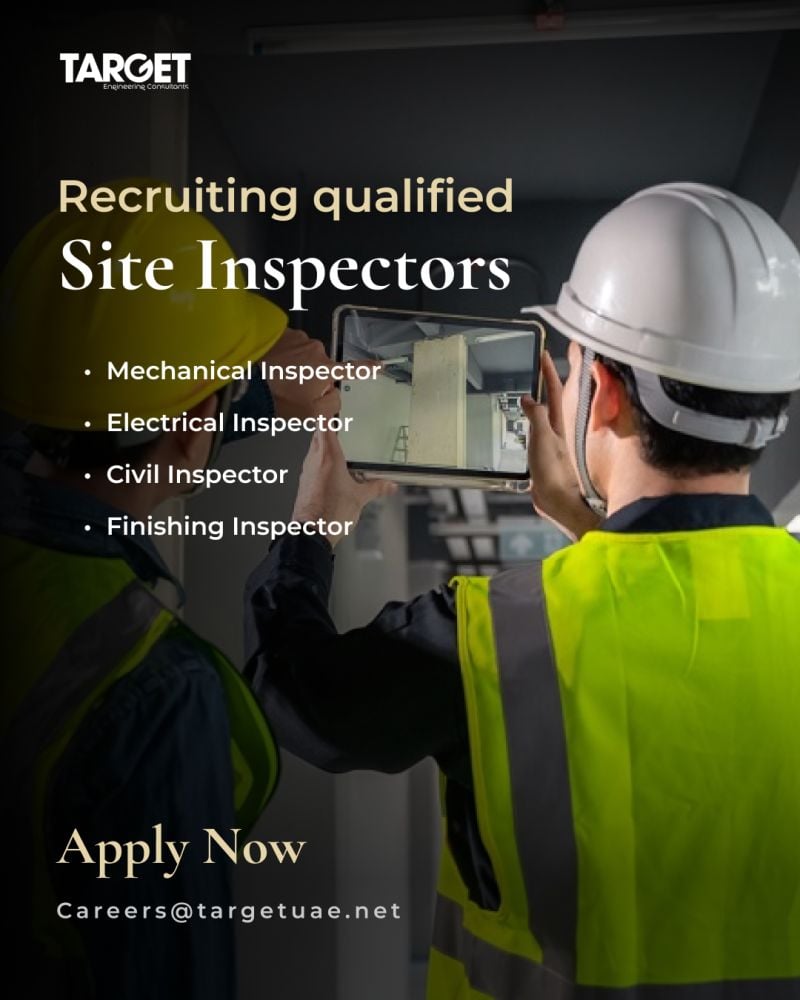 Site Inspector job at Target Engineering Consultants in UAE